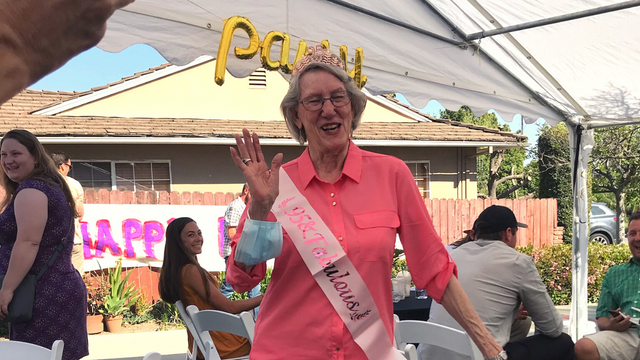 Aunt Phyllis at her 95th birthday party